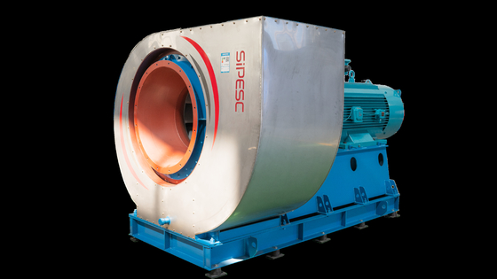 Contenuto di polvere ≤ 150 g/Nm3 Ventilatore centrifugabile 380V per una gestione ottimale del flusso d'aria