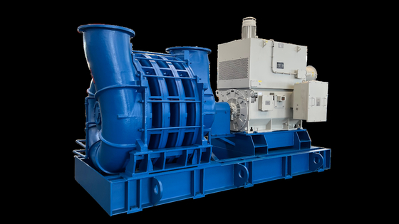 Pompa a vuoto centrifughe industriale a più stadi ferro fuso per un aspiratore efficace