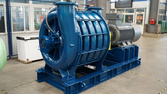 HT250 Shell Multistage Centrifugal Air Blower Airfoil Return Flow Blade raggiunge alta pressione statica