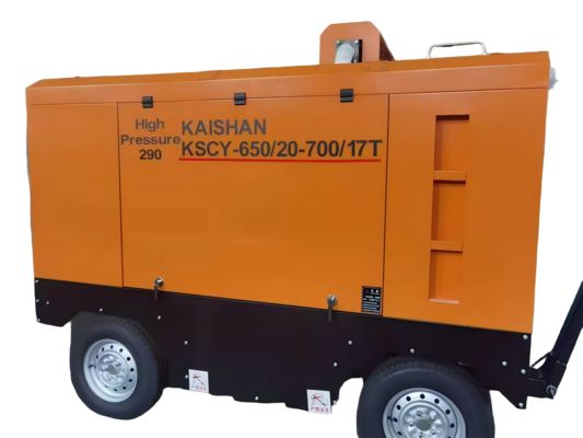 Compressore d'aria a vite mobile 0.5-2.5Mpa Diesel/Elettrico Industriale