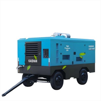 Compressore d'aria a vite mobile da 0,5 a 2,5 MPa Diesel/elettrico da 50 a 400 CV