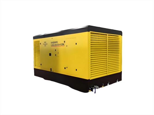 Compressore d'aria a vite specifico per pozzi profondi di livello professionale, adatto per operazioni gravose e impegnative.