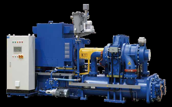 Compressore d'aria multistadio potente e ad alte prestazioni, adatto per applicazioni aria/azoto